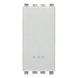 Vimar Eikon 1-Way Switch, 16AX 250V, Lightable, Replaceable Button