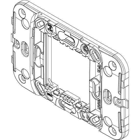 Vimar ARKÉ RF Device Frame, 2-Module, For EnOcean, Bluetooth, ZigBee Devices