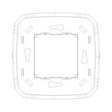 Vimar ARKÉ RF Device Frame, 2-Module, For EnOcean, Bluetooth, ZigBee Devices
