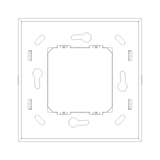 Vimar ARKÉ RF Device Frame, 2-Module, For EnOcean, Bluetooth, ZigBee Devices