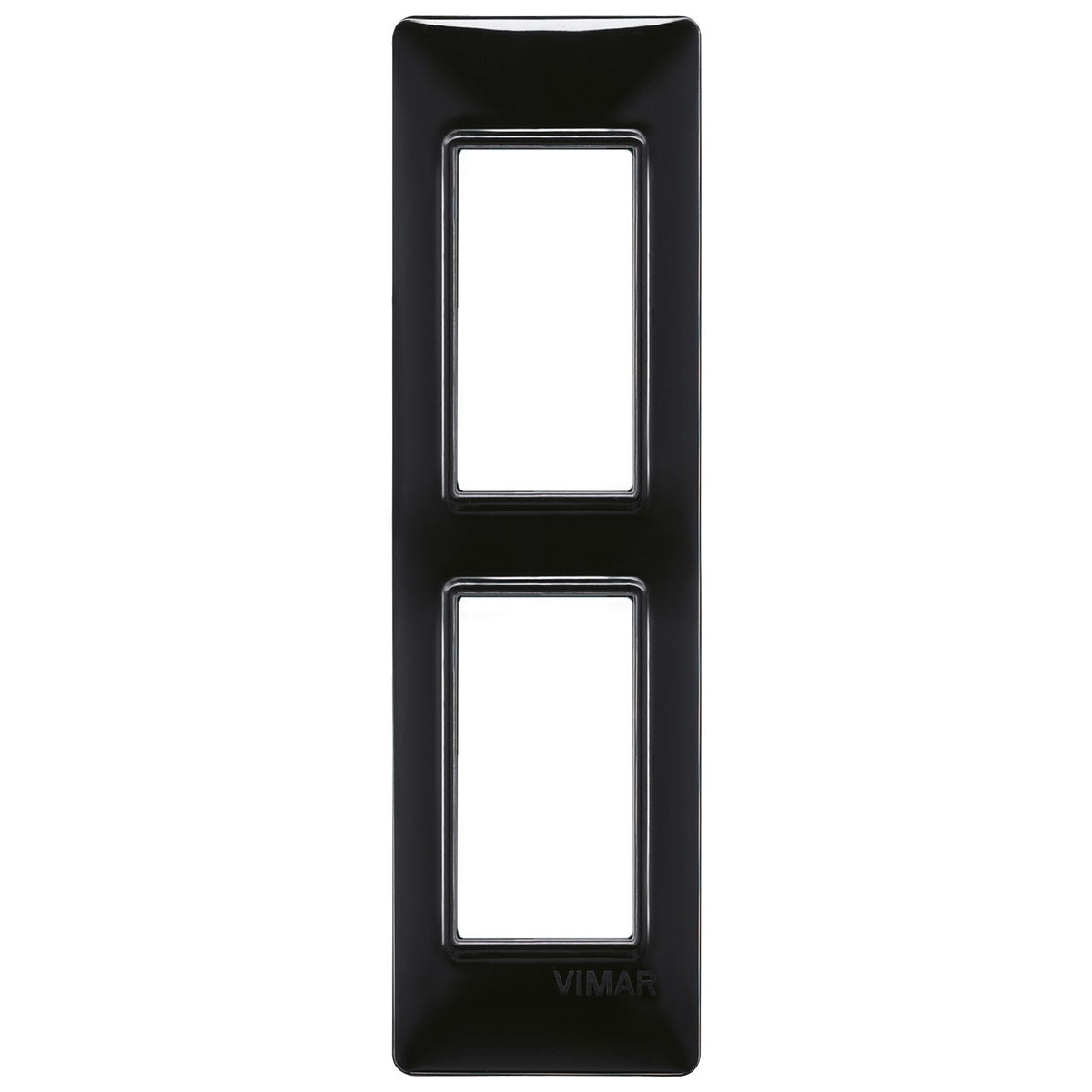 Vimar Plana 2-Module Cover Plate for Panels, Technopolymer, IP00