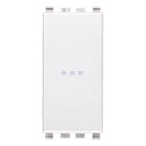 Vimar Eikon Axial 1P NO Push Button, 10A, 250V, Lightable, IP40