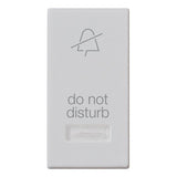 Vimar Plana 1-Module Interchangeable Button, Lightable Diffuser, IP40, Halogen-Free