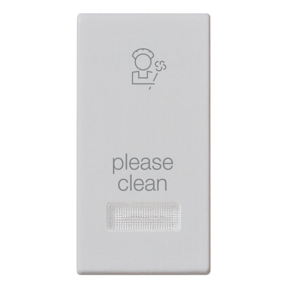 Vimar Plana 1-Module Interchangeable Button, Lightable Diffuser, IP40, Halogen-Free