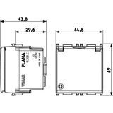 Vimar Plana 2P+E German SICURY Socket Outlet, 16A, 250V, IP20