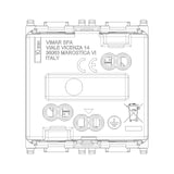 Vimar Plana 2P+E German SICURY Socket Outlet, 16A, 250V, IP20