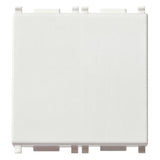 Vimar Plana 1P 10AX 1-Way Switch, 250V, Lightable, Replaceable Button