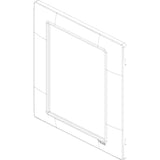 Vimar Plana 8-Module Cover Plate, 142.5 x 151 mm, Halogen-Free Technopolymer