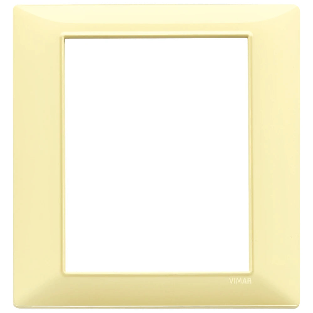Vimar Plana 8-Module Cover Plate, 142.5 x 151 mm, Halogen-Free Technopolymer