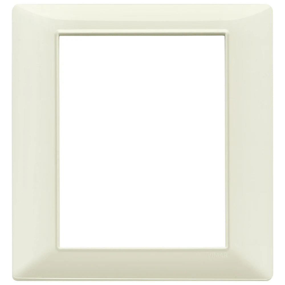 Vimar Plana 8-Module Cover Plate, 142.5 x 151 mm, Halogen-Free Technopolymer
