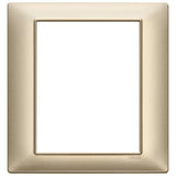 Vimar Plana 8-Module Cover Plate, 142.5 x 151 mm, Halogen-Free Technopolymer