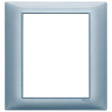 Vimar Plana 8-Module Cover Plate, 142.5 x 151 mm, Halogen-Free Technopolymer