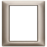 Vimar Plana 8-Module Cover Plate, 142.5 x 151 mm, Halogen-Free Technopolymer
