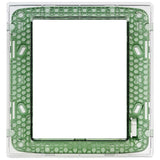 Vimar Plana 8-Module Cover Plate, 142.5 x 151 mm, Halogen-Free Technopolymer