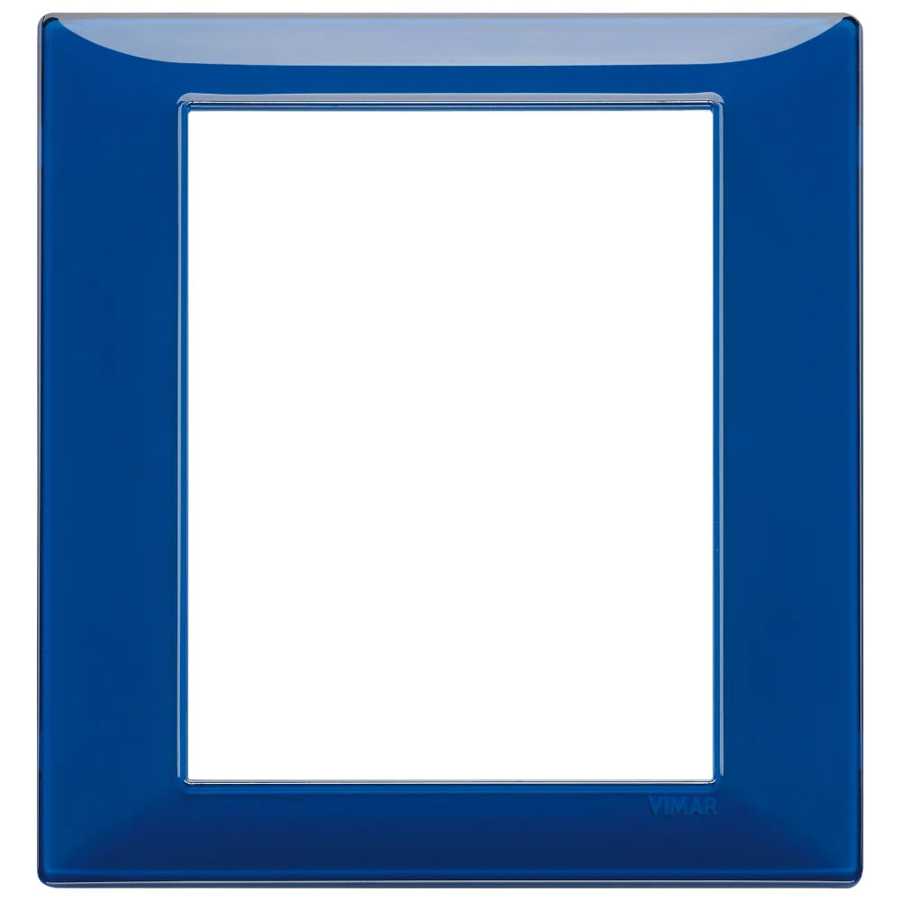 Vimar Plana 8-Module Cover Plate, 142.5 x 151 mm, Halogen-Free Technopolymer
