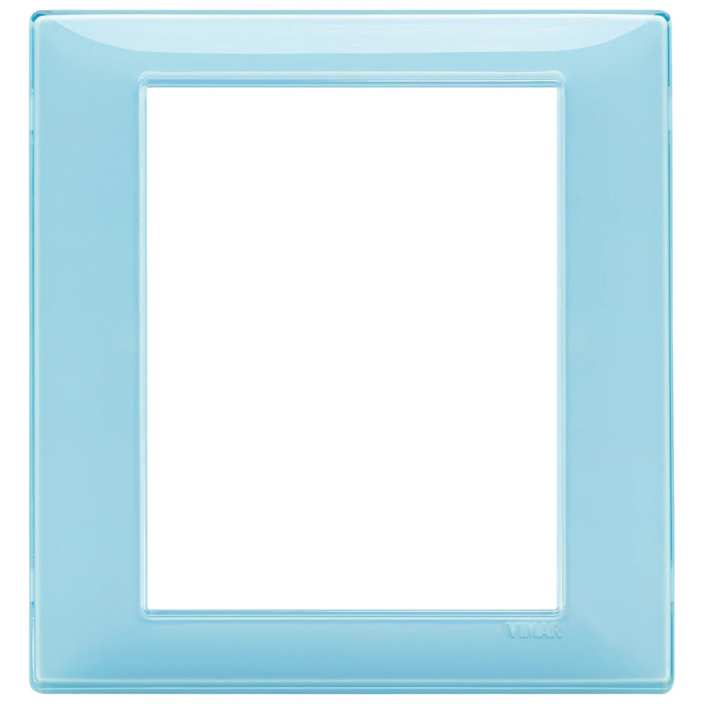 Vimar Plana 8-Module Cover Plate, 142.5 x 151 mm, Halogen-Free Technopolymer