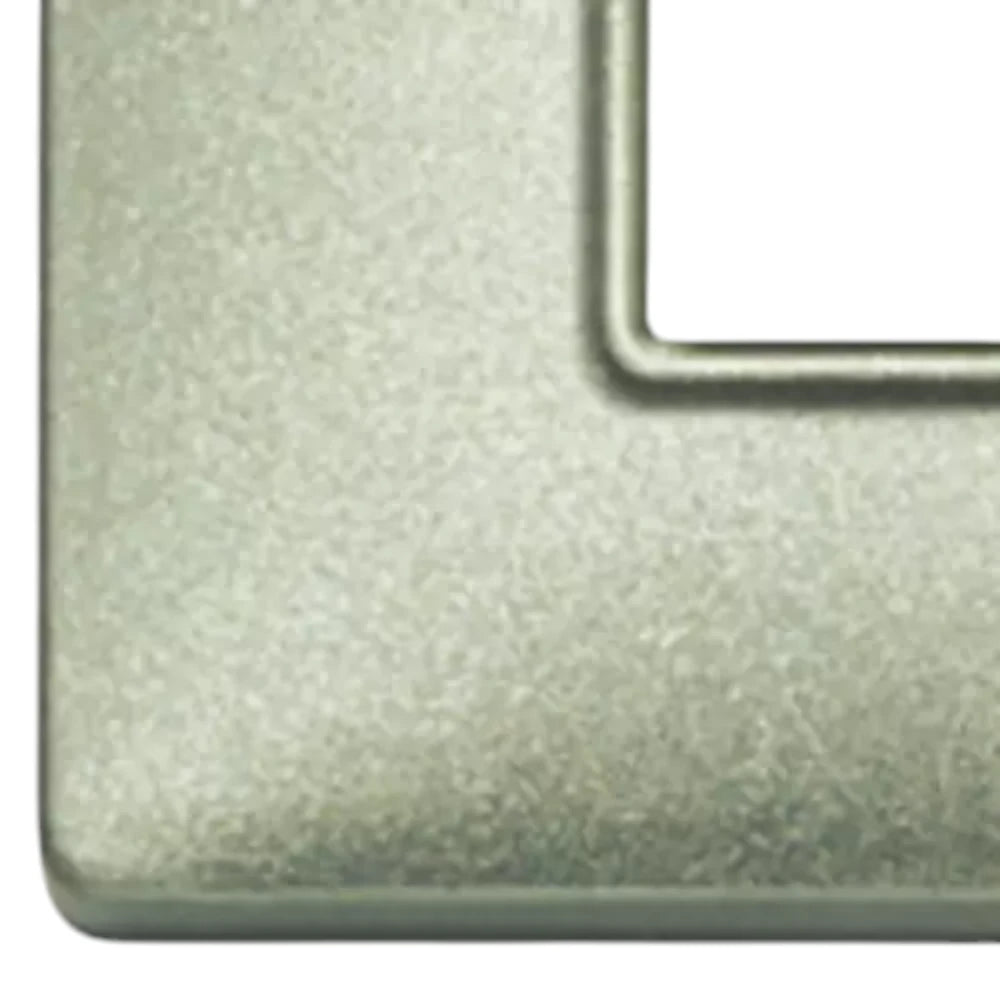 Vimar Plana 5-Module British Standard Cover Plate, 155 x 95 x 9 mm, Clamp Mounting, Horizontal/Vertical Mount, IP00