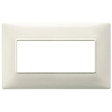 Vimar Plana 5-Module British Standard Cover Plate, 155 x 95 x 9 mm, Clamp Mounting, Horizontal/Vertical Mount, IP00