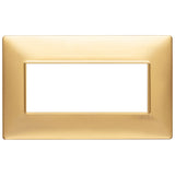 Vimar Plana 5-Module British Standard Cover Plate, 155 x 95 x 9 mm, Clamp Mounting, Horizontal/Vertical Mount, IP00