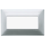 Vimar Plana 5-Module British Standard Cover Plate, 155 x 95 x 9 mm, Clamp Mounting, Horizontal/Vertical Mount, IP00