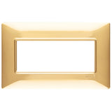 Vimar Plana 5-Module British Standard Cover Plate, 155 x 95 x 9 mm, Clamp Mounting, Horizontal/Vertical Mount, IP00