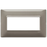 Vimar Plana 5-Module British Standard Cover Plate, 155 x 95 x 9 mm, Clamp Mounting, Horizontal/Vertical Mount, IP00
