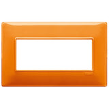Vimar Plana 5-Module British Standard Cover Plate, 155 x 95 x 9 mm, Clamp Mounting, Horizontal/Vertical Mount, IP00