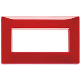 Vimar Plana 5-Module British Standard Cover Plate, 155 x 95 x 9 mm, Clamp Mounting, Horizontal/Vertical Mount, IP00