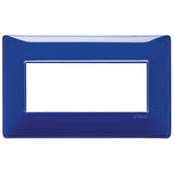 Vimar Plana 5-Module British Standard Cover Plate, 155 x 95 x 9 mm, Clamp Mounting, Horizontal/Vertical Mount, IP00