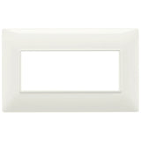 Vimar Plana 5-Module British Standard Cover Plate, 155 x 95 x 9 mm, Clamp Mounting, Horizontal/Vertical Mount, IP00