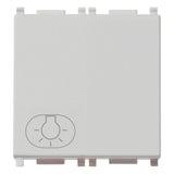 Vimar Plana 1P NO 10A Push Button, 250V, Lightable, IP40