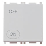 Vimar Plana 2P 20AX 1-Way Switch, 250V, IP40, Flush Mount