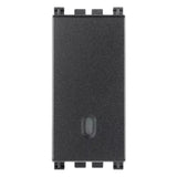 Vimar ARKÉ 1P 10AX 2-Way Switch, 250V, IP40, Replaceable Button
