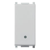 Vimar PLANA 1P 10AX 2-Way Switch, 250V, IP40, Lightable
