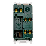 Vimar PLANA 1P 10AX 2-Way Switch, 250V, IP40, Lightable