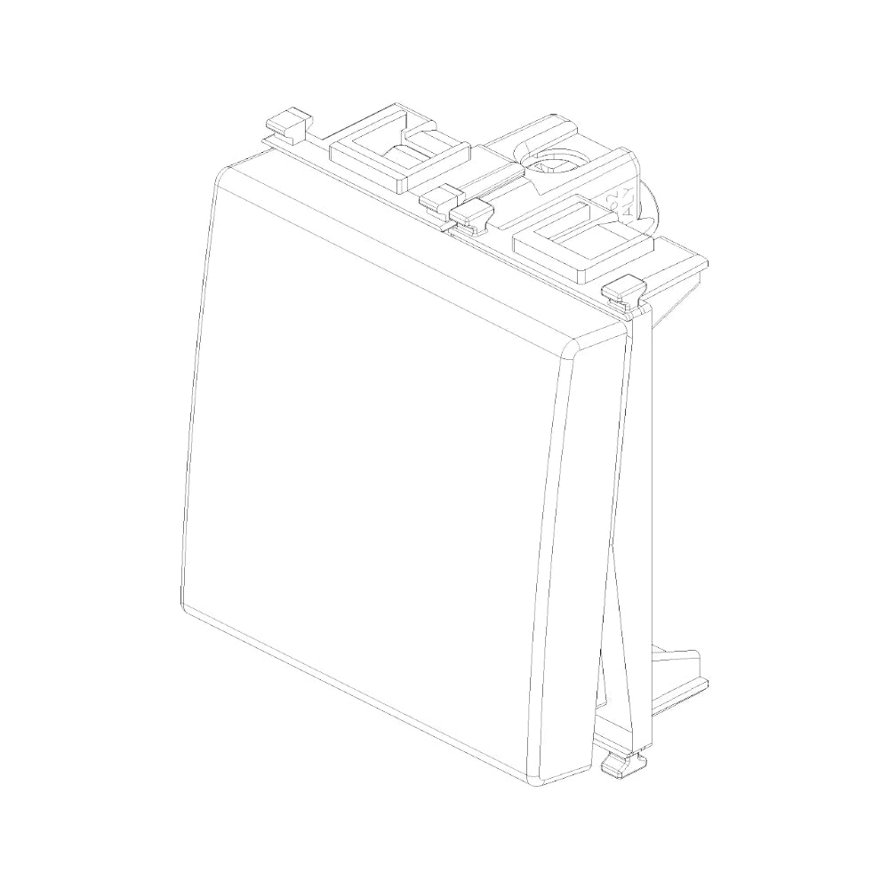 Vimar PLANA 1P 10AX 2-Way Switch, 250V, IP40, Lightable