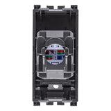 Vimar ARKÉ RJ45 Netsafe Outlet, T568A/B Universal Wiring, 8 Contacts, Tool-Free Insulation-Piercing Terminals