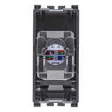 Vimar ARKÉ RJ45 Netsafe Outlet, T568A/B Universal Wiring, 8 Contacts, Tool-Free Insulation-Piercing Terminals