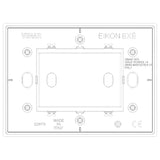 Vimar EIKON Vintage Cover Plate, Metal, IP00, Clamp Mounting