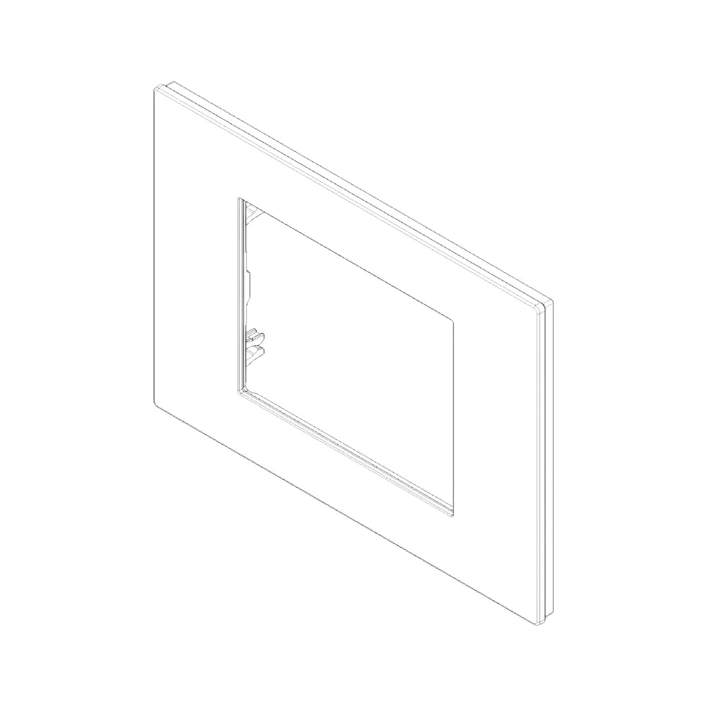 Vimar LINEA 3-Module Cover Plate, Horizontal/Vertical Mount, IP00