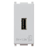 Vimar Plana 1 Module USB Power Supply Unit, 120-240V, 50/60 Hz