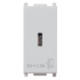 Vimar Plana 1 Module USB Power Supply Unit, 120-240V, 50/60 Hz