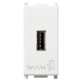 Vimar Plana 1 Module USB Power Supply Unit, 120-240V, 50/60 Hz