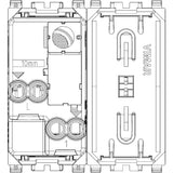Vimar ARKÉ 1P 20AX 1-Way Switch, 250V, IP40, Flush Mount