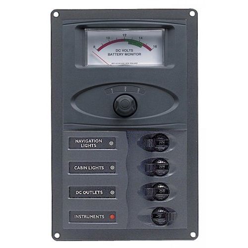 BEP Marine - 900-AM 4 Way DC Circuit Breaker Panel