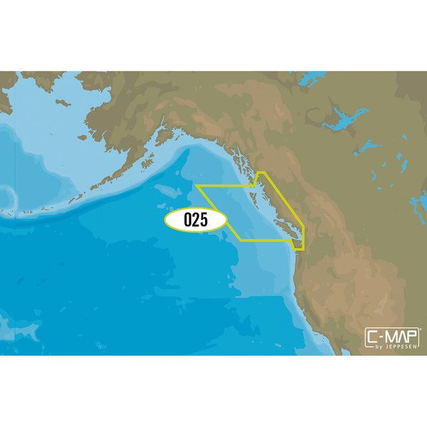 C-MAP - M-NA-D025 4D microSD Canada West - Including Puget Sound