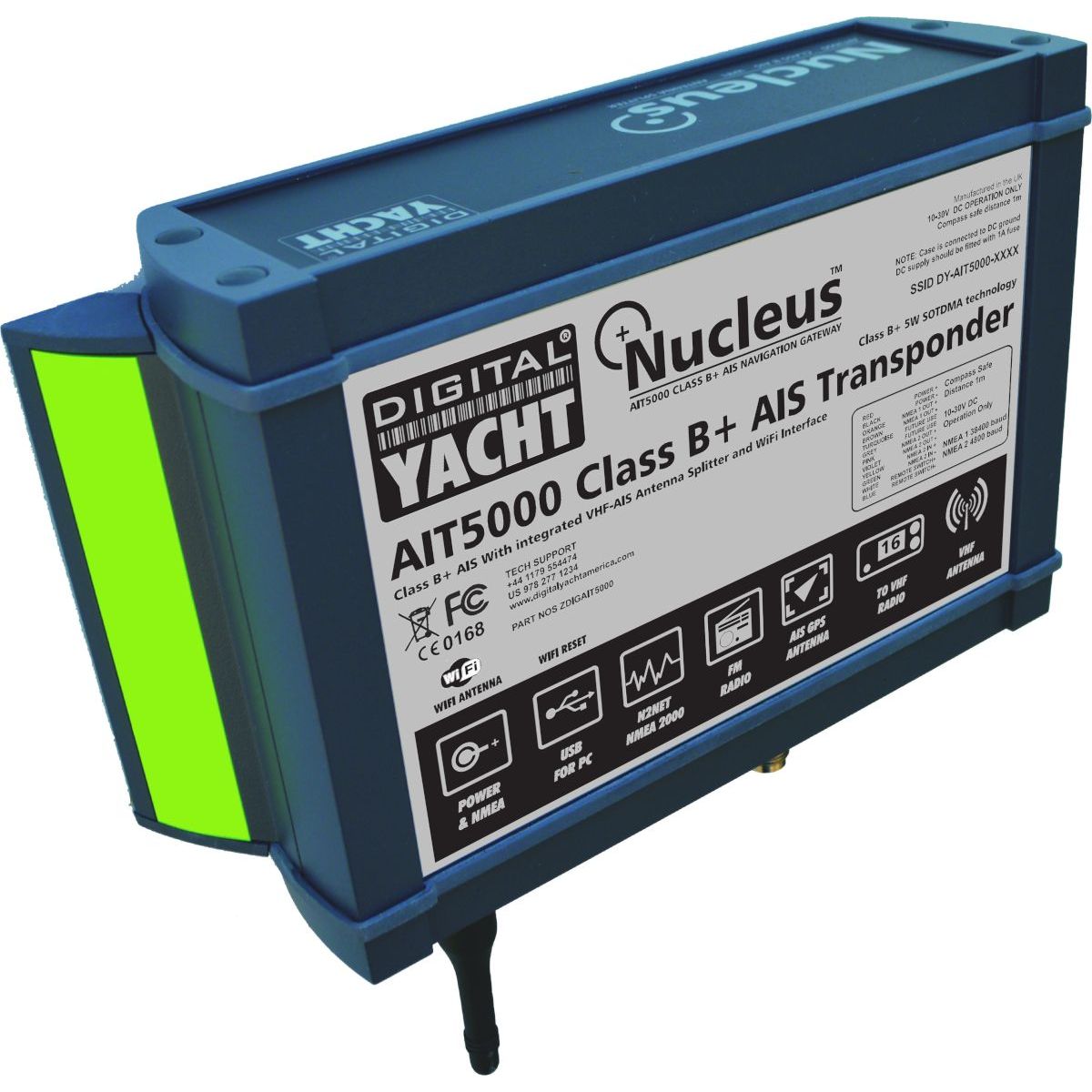 Digital Yacht - AIT5000 AIS Class B+ Wifi & Splitter External GPS Antenna