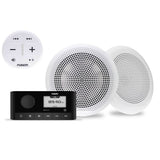 Fusion - MS-RA60KCW Bundle - MS-RA60 Stereo, With ARX70W Pair EL Classic 6.5" Speakers