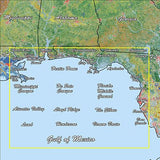 Garmin Standard Mapping Gulf Coast Professional microSD/SD Card, High-Resolution Aerial Overlay, Offshore Lease Blocks, Marsh Highway System, Wildlife Management Areas