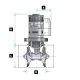 Lewmar - 250TT8.0Kw 11HP Gen2 24v Bow Thruster